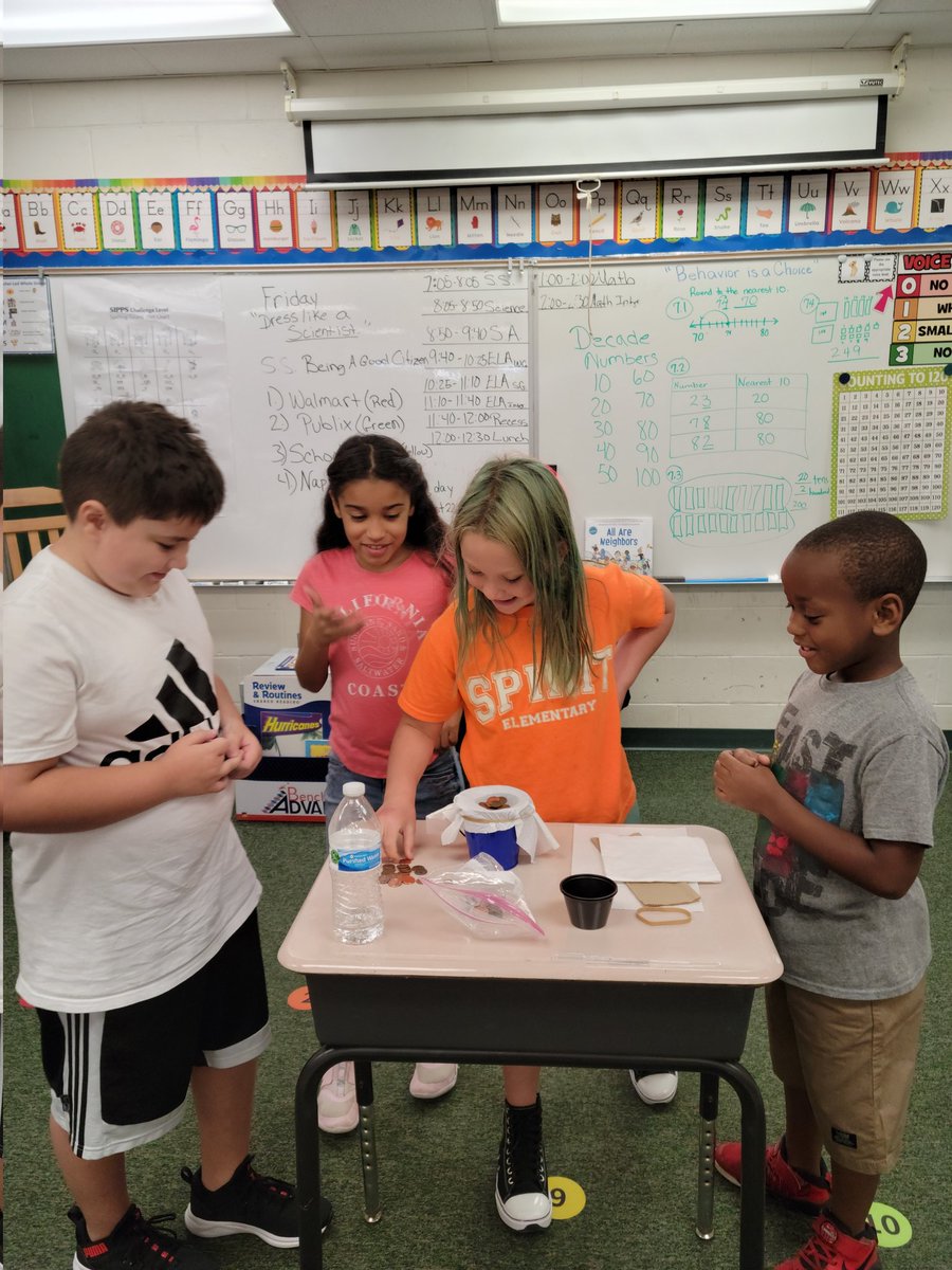 Room 320 Science Experiment Day. Making predictions and testing our hypothesis! Mr. Thomas  &amp; The Loop Crew! <a href="/spiritbelieves/">Spirit Elementary</a>