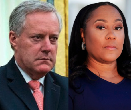 BREAKING: Fulton County District Attorney Fani Willis brings down the hammer on Trump minion Mark Meadows and flatly requests his desperate request for an extension on his surrender — which he is legally required to do by Friday.

Willis' blunt response was absolutely perfect...