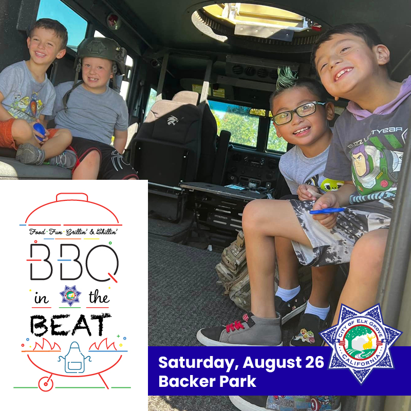 We only have two BBQ in the Beats left! You will not want to miss this one, from 11-2pm. Among our EGPD specialty units and <a href="/CosumnesFire/">Cosumnes Fire Dept.</a>  firefighter partners, the <a href="/metrofirepio/">Metro Fire of Sacramento</a> Helicopter will be there! 🚁