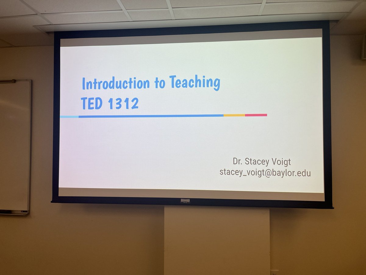 It’s my First Day of School at Baylor University! I am looking forward to teaching freshman as well as being an intern supervisor for seniors at Robinson Elementary School! The JOY is in the Journey! <a href="/BaylorSOE/">Baylor School of Ed</a> 💚💛