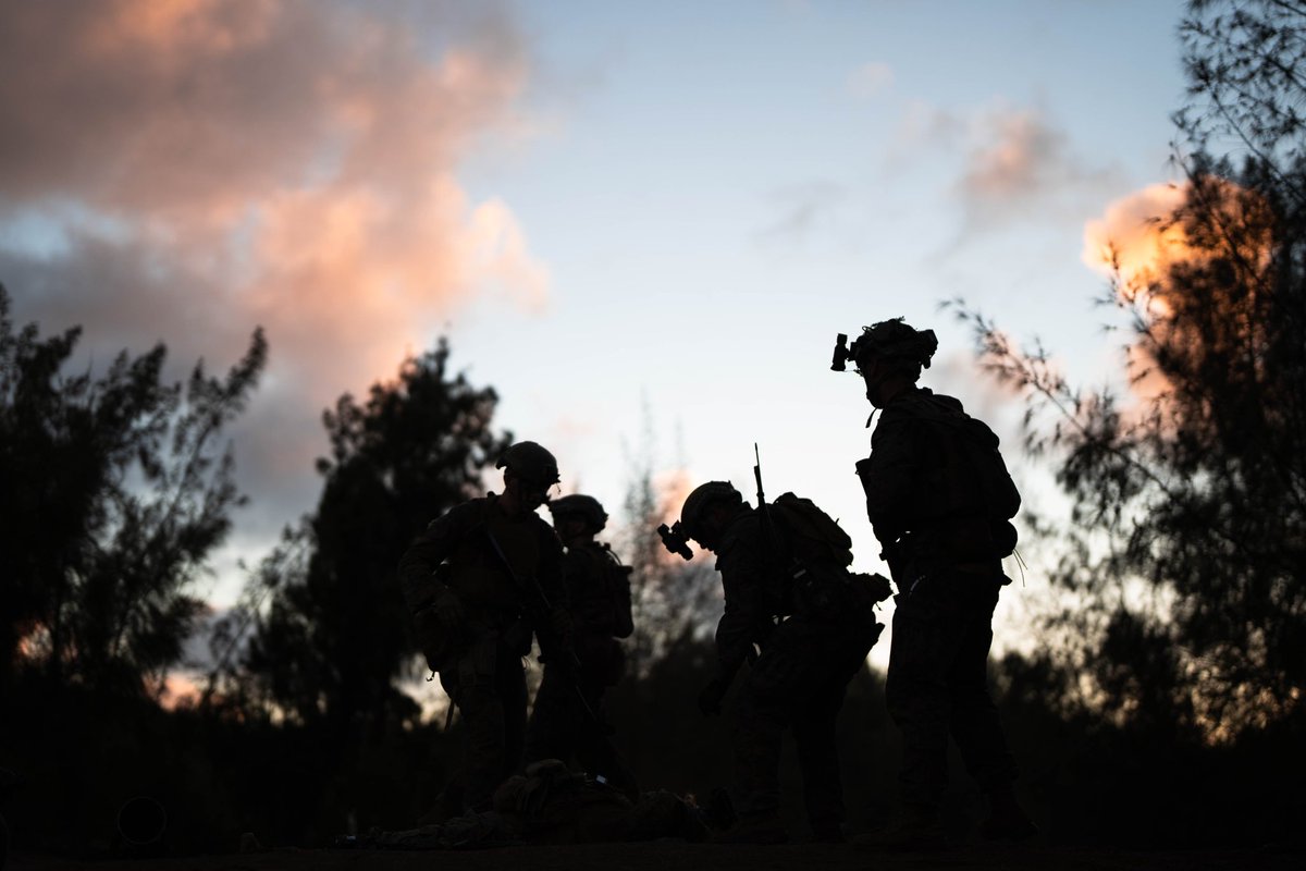 📍Kahuku Training Area, Hawaii (Aug 17)

#PacificMarines with 3d Littoral Combat Team, 3d Marine Littoral Regiment, participate in Pololu Strike, a #3dMLR exercise focusing on the education, training & development of 3d MLR and battalion staffs in a field environment.
#FightNow