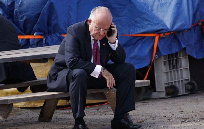 Hi, this is Rudy Giuliani. Look, could you lend me an attorney for a couple of days. I promise I'll pay you back soon, once my video greeting cards pay what I have earned

New phone, who dis?