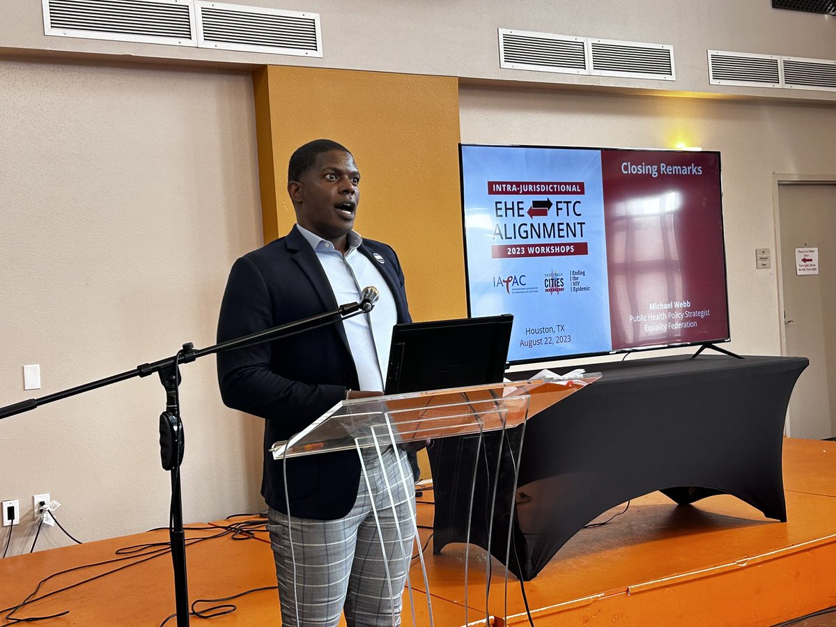 “Transgender communities w/access to gender affirming care are 50% more likely to be virally suppressed….my call to action is to look how we can move beyond our silos and feed off each other to achieve our goals without leaving our trans siblings behind” Mike Webb @EqualityFed