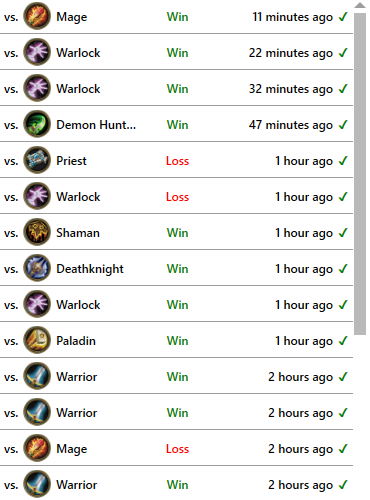 FunkiMonkiHS's tweet photo. Found the perfect 30 Odyn Control Warrior! Went 11-3, 79% WR, after the patch today with this new list and it actually feels VERY strong now after the buffs!  #Hearthstone https://t.co/nTrGoohOiG