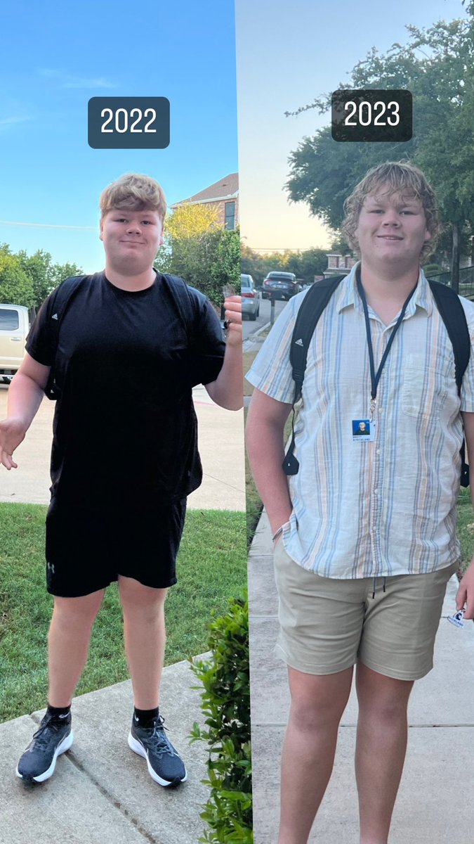 Unbelievable transformation,And still more to Prove! First day Junior year First day Senior year. Thanks to all the wonderful coaches at Richland and Clint Anderson.