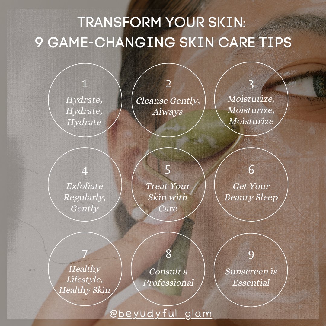 Transform Your Skin: 
9 Game-Changing Skin Care Tips

#glow #glowup #glowlikeyoumeanit #makeup #makeupart #makeupartist #makeupjunkie #makeuplooks #makeuplover #makeupobsessed #makeuplove #makeupoftheday #newjerseymakeupartist #njmakeup #njmakeupartist #newjerseymakeupartist