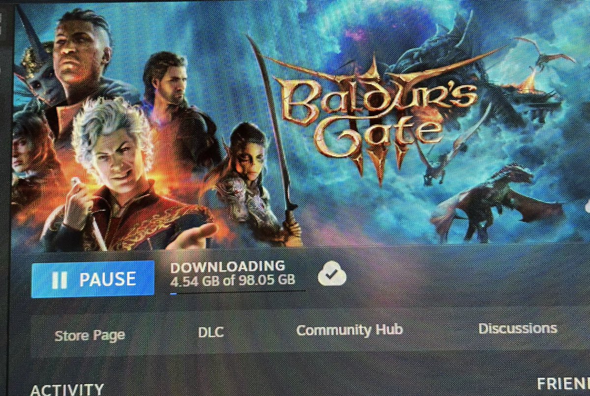 dmwestauthor's tweet photo. Downloading Baldur’s Gate 3. I’ve heard great things and the partner wants to play it so why not? It’ll be another great procrastination excuse to delay writing haha
😳🎮
#newgame #baldursgate3 #pcgaming #gamer #procrastinationmaster #fortheloveofgames https://t.co/FLdR02YQmJ
