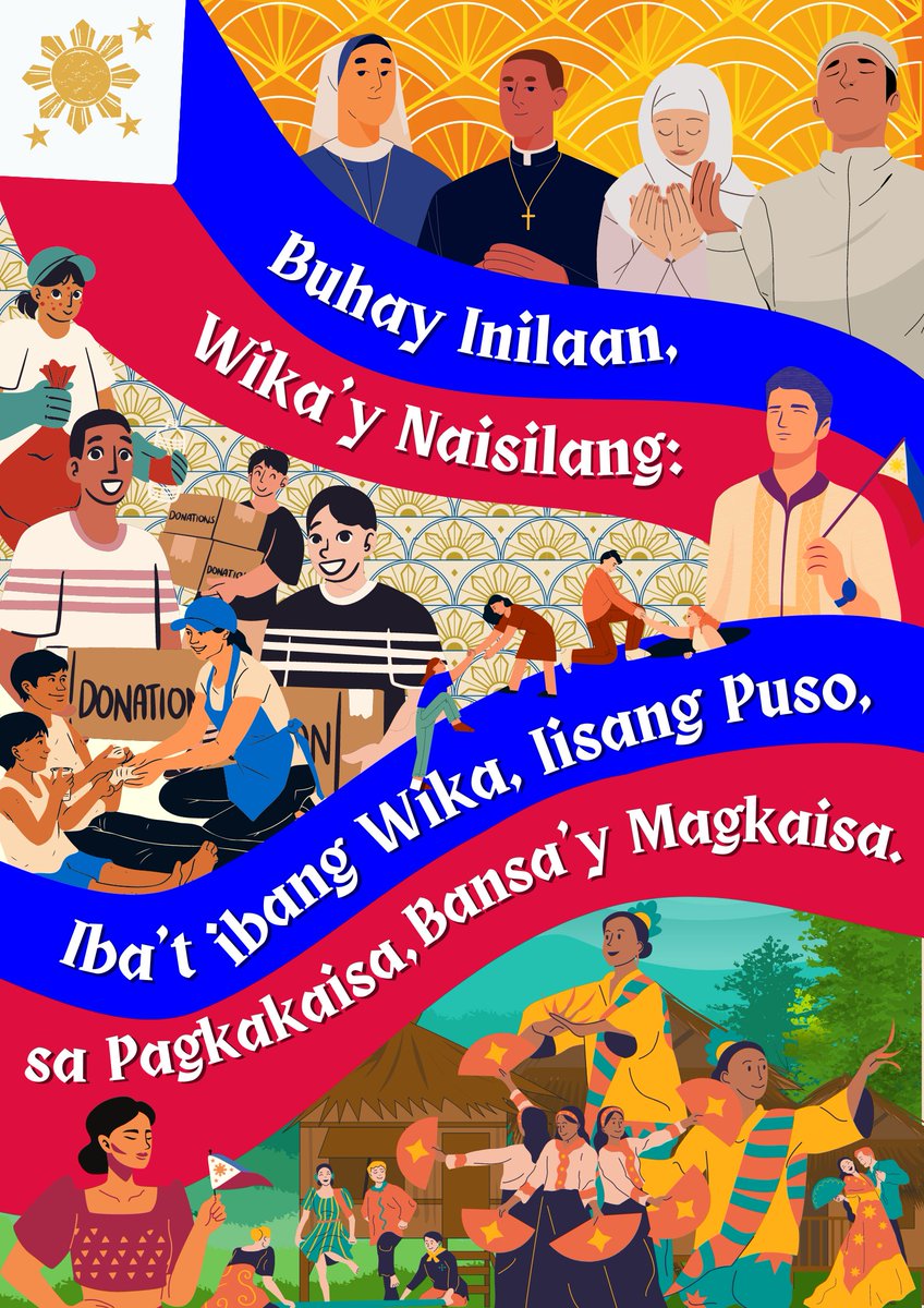 AdDUSeniorHigh's tweet photo. BUWAN NG WIKA | E-Poster at Islogan: Filipino 12 na Kategorya.

#AdDUSHS
#BNW2023 https://t.co/SV37AzsXXq