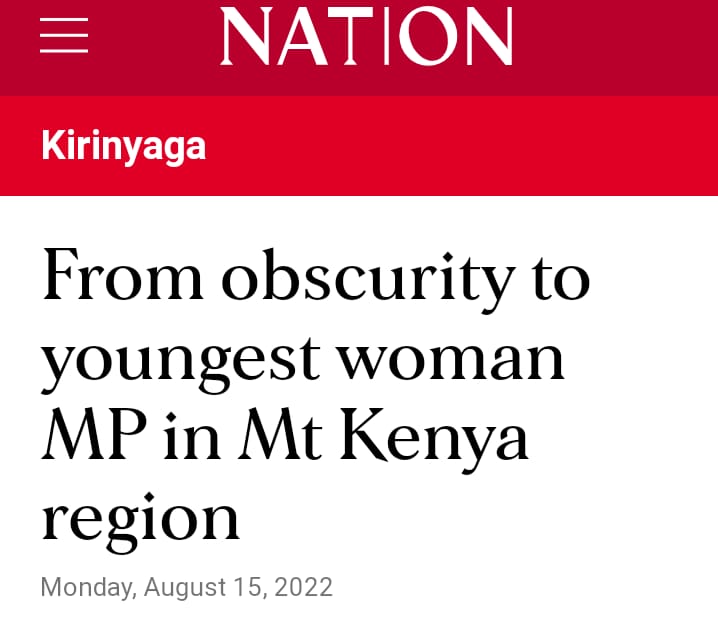 Kawy_Pam's tweet image. Njeri Maina, the youngest woman MP in #Mlima is being fought by the &apos;mighty&apos; in her home county!
#ArrestWaiguru