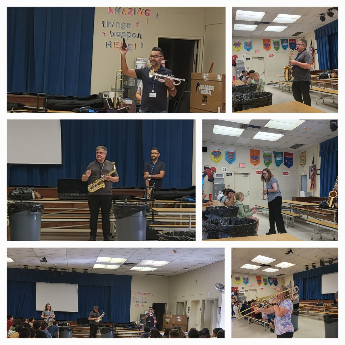 GTE_CJUSD's tweet image. Elementary Band Teachers ROCKED the Band Assembly at GTE!  Students are definitely excited about joining Band🥁🎷📯🎵🎶🎺🪈#gtesoaringeagles
#CJUSD