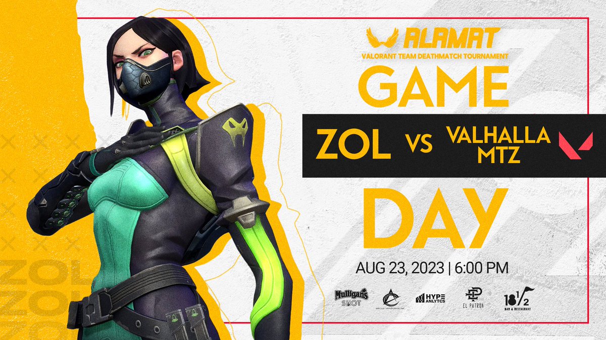 zol_esports's tweet photo. The journey continues! 🥳 Game day for ZOL Esports versus Valhalla MTZ at the ALAMAT Valorant Team Deathmatch Tournament tonight at 6:00 pm! #ZOLID #TogetherWeRise #Valorant https://t.co/0b8Szdf5qJ