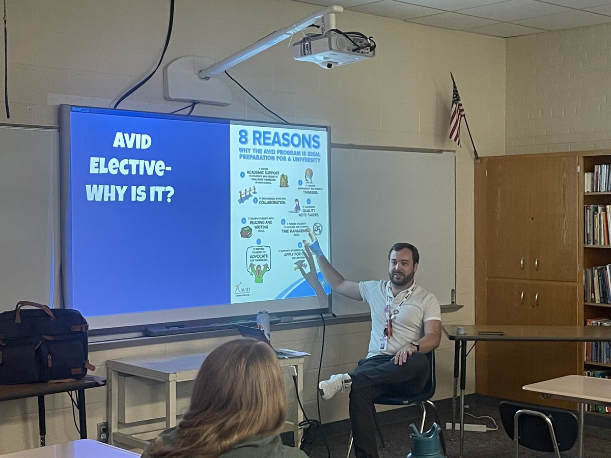 We spent the morning reinvigorating our AVID work. We heard from our elective teacher, site coordinator, site team and elective students. 💫