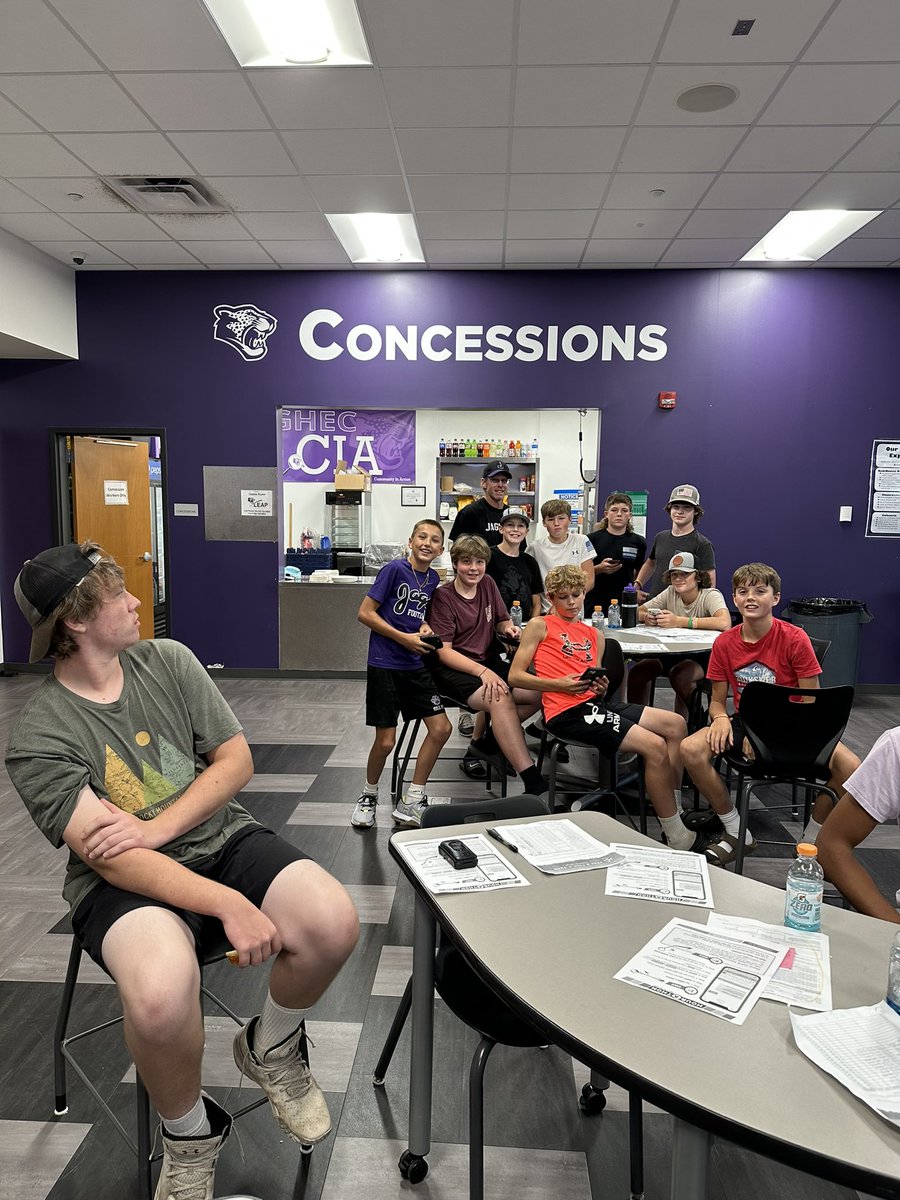 JAGS_FUTBOL's tweet photo. The players had a blast raising money for the program tonight. They are currently half way to their goal and would love your support! The hope is for a new blocking sled, travel gear, and new sideline equipment. Go Jags! #ALLIN #nextlevel

https://t.co/G6dKAzxoYT https://t.co/jTPocvHtf4