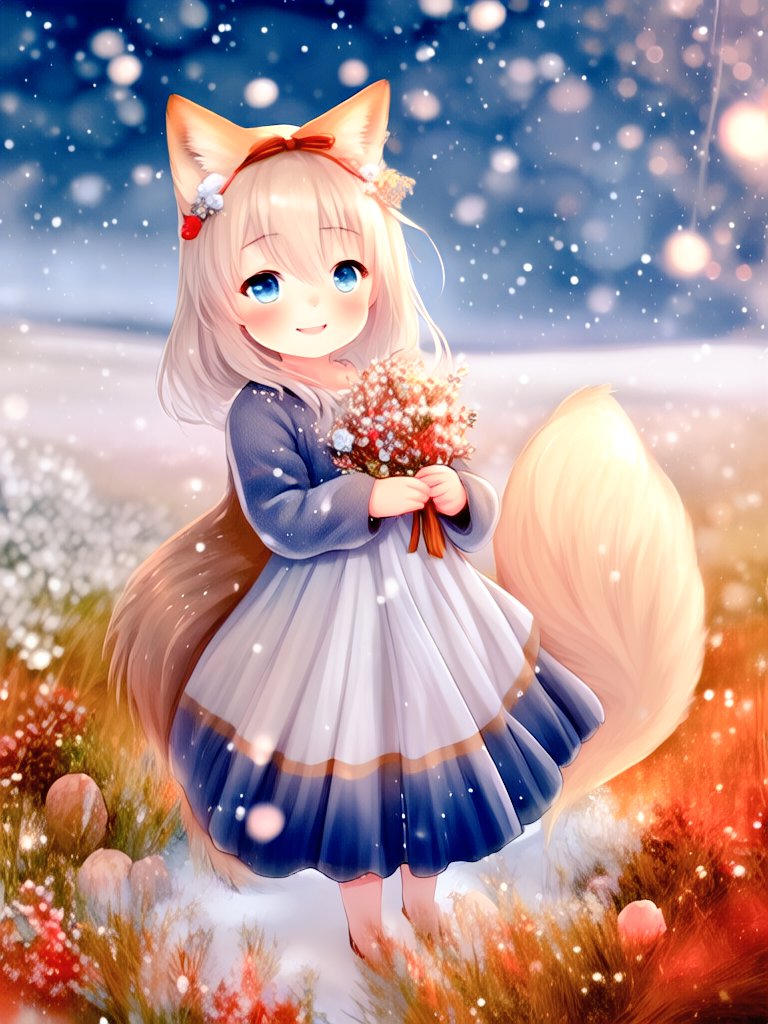 AIdrawingfun's tweet photo. #PicassoDiffusion
1.1 Demo

雪の中のキツネの女の子

涼しくなーれ❄ https://t.co/YGsT1cKHWD