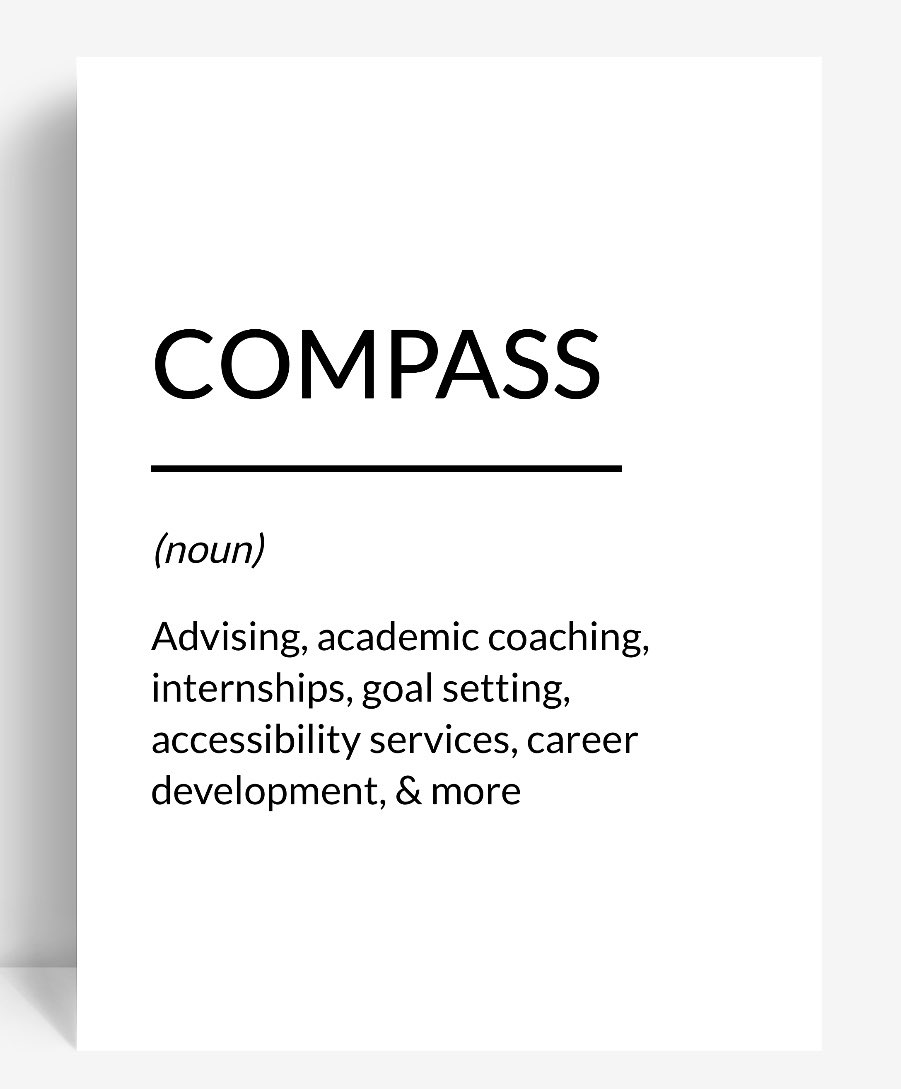 Attention all new students at Wittenberg  University‼️COMPASS is where you will get all the help you may need; whether that may be with career development for your life after college, or even just setting up a meeting with your success advisor to get a head start on the Year ❗️