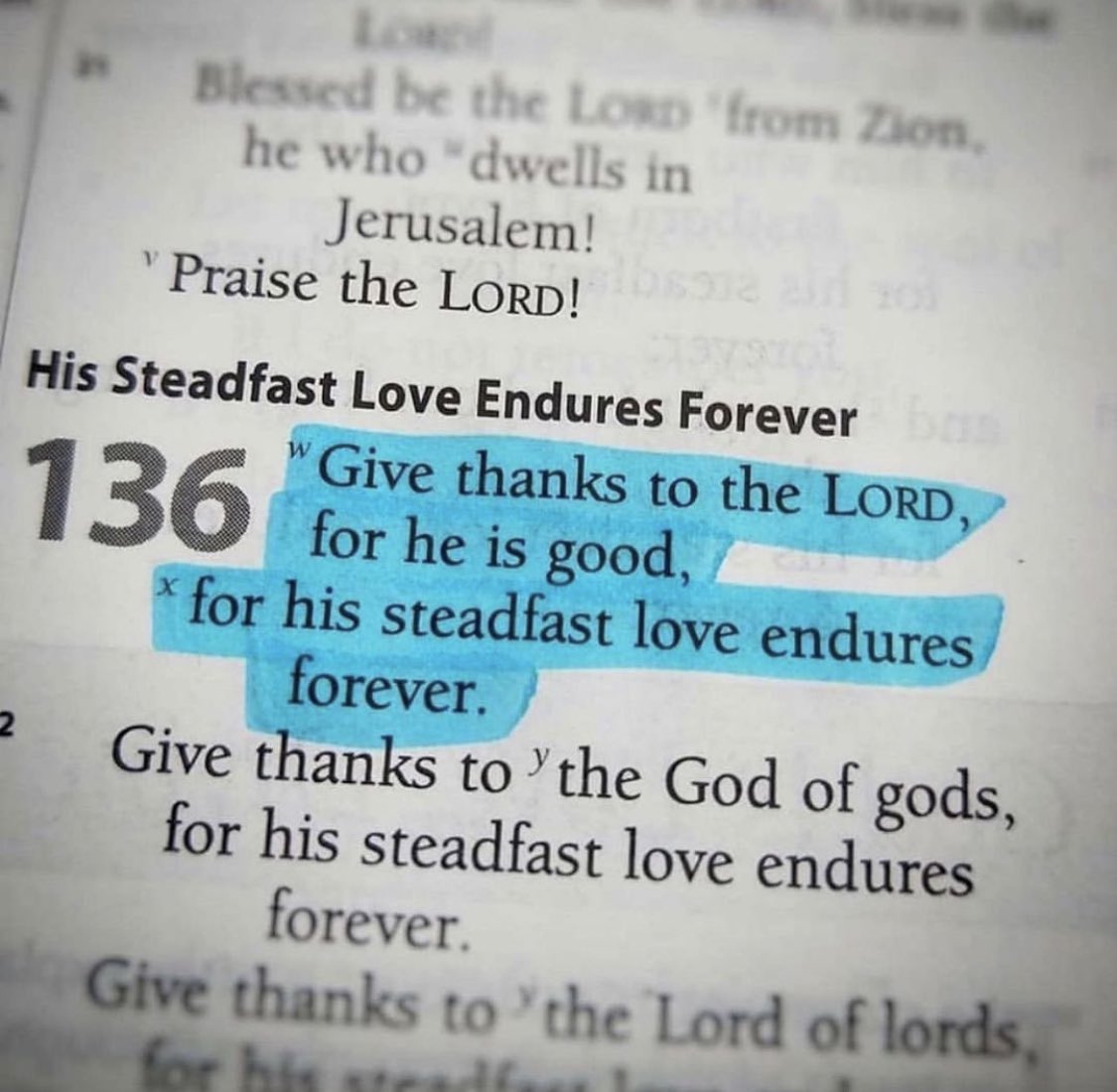 Psalm 136:1 🙏🏽 God is good