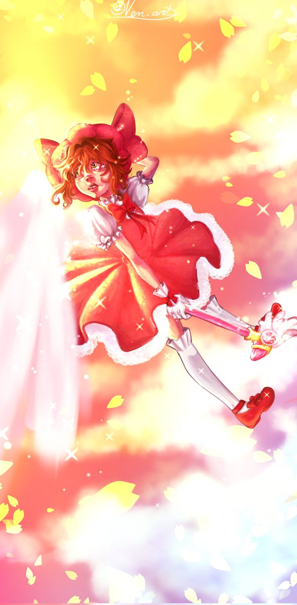 veeenart's tweet photo. Sakura Cardcaptor 🌸🎀 https://t.co/d8Xj6XmlHZ