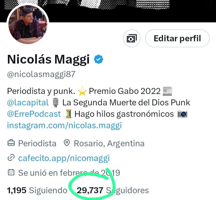 nicolasmaggi87's tweet photo. Estoy a punto de llegar a 30.000 seguidores y me gustaría hacer un súper sorteo. ¿Alguna marca o lugar tiene algo para ofrecerle a mis seguidores? Dale RT así llega a los que laburan con estas cosas y te ganás algo groso. https://t.co/NDqz53EJUO