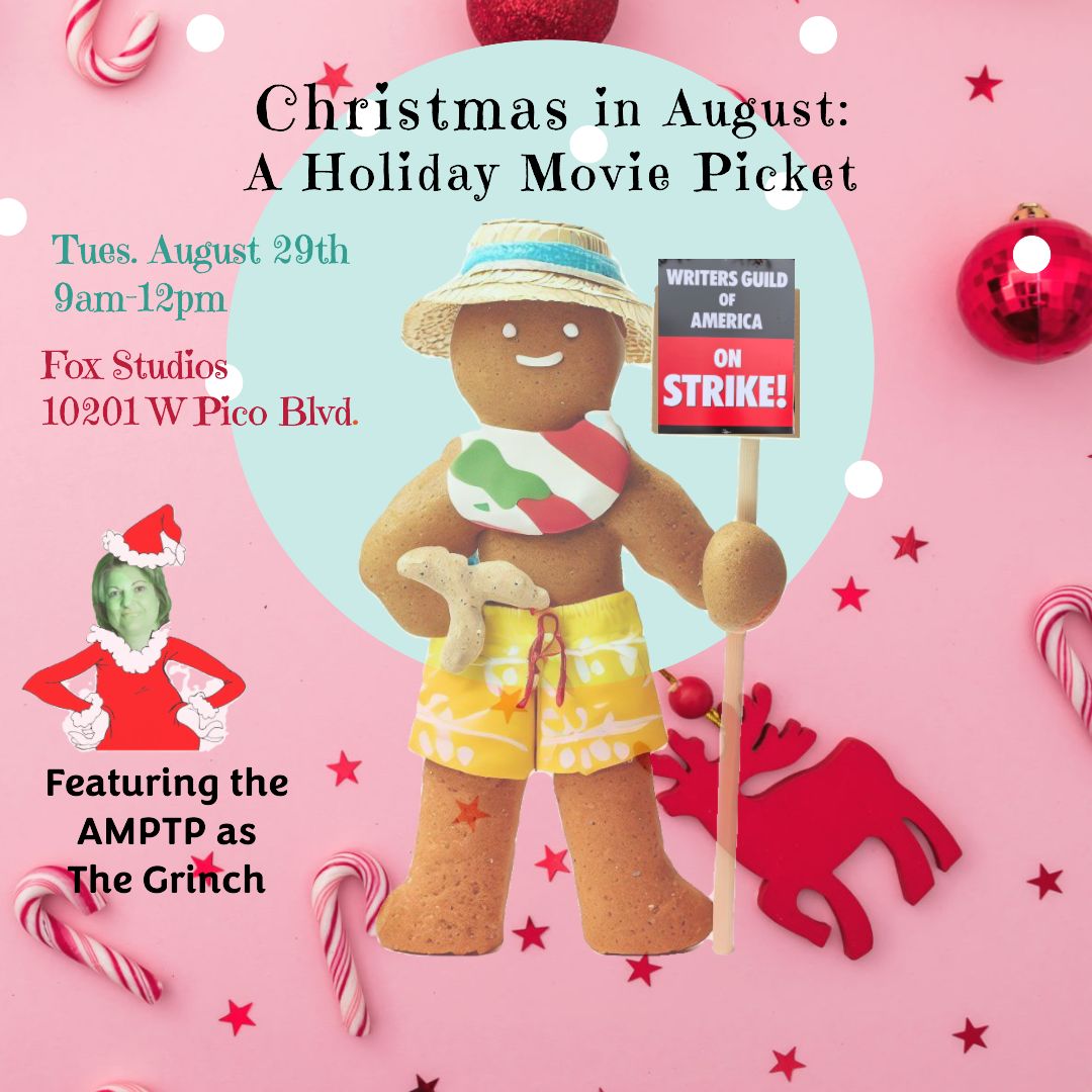 For all holiday movie writers, actors and fans! #wgastrike #wgastrong #SagAftraStrong #SAGAFTRA