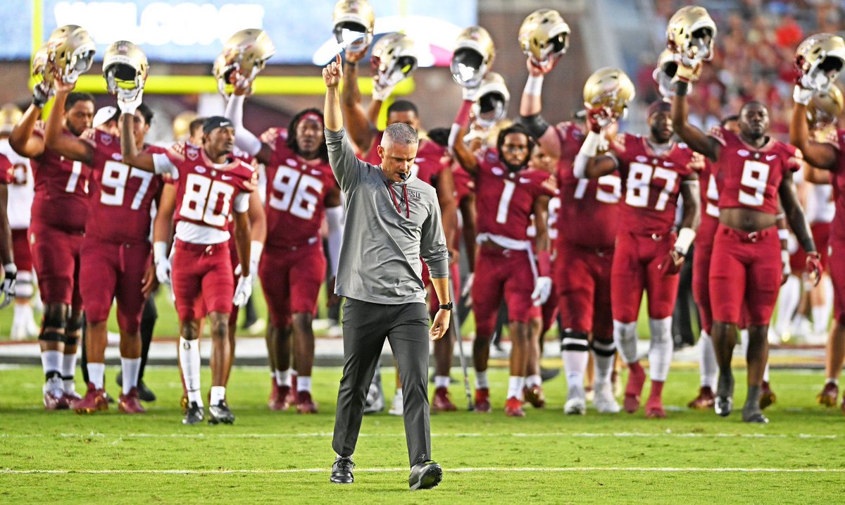 northernus's tweet photo. FSU rolls LSU 42-31 and moves up to Top 4 AP! 

Don't like my prediction which btw is correct... Go Fuck Yourself! 🍢 It's ALWAYS #GoNoles #KeepCLIMBING #WORK #AnyPlaceAnyTime #WeAllWeGotAllWeNeed https://t.co/z2rYYA04Gj