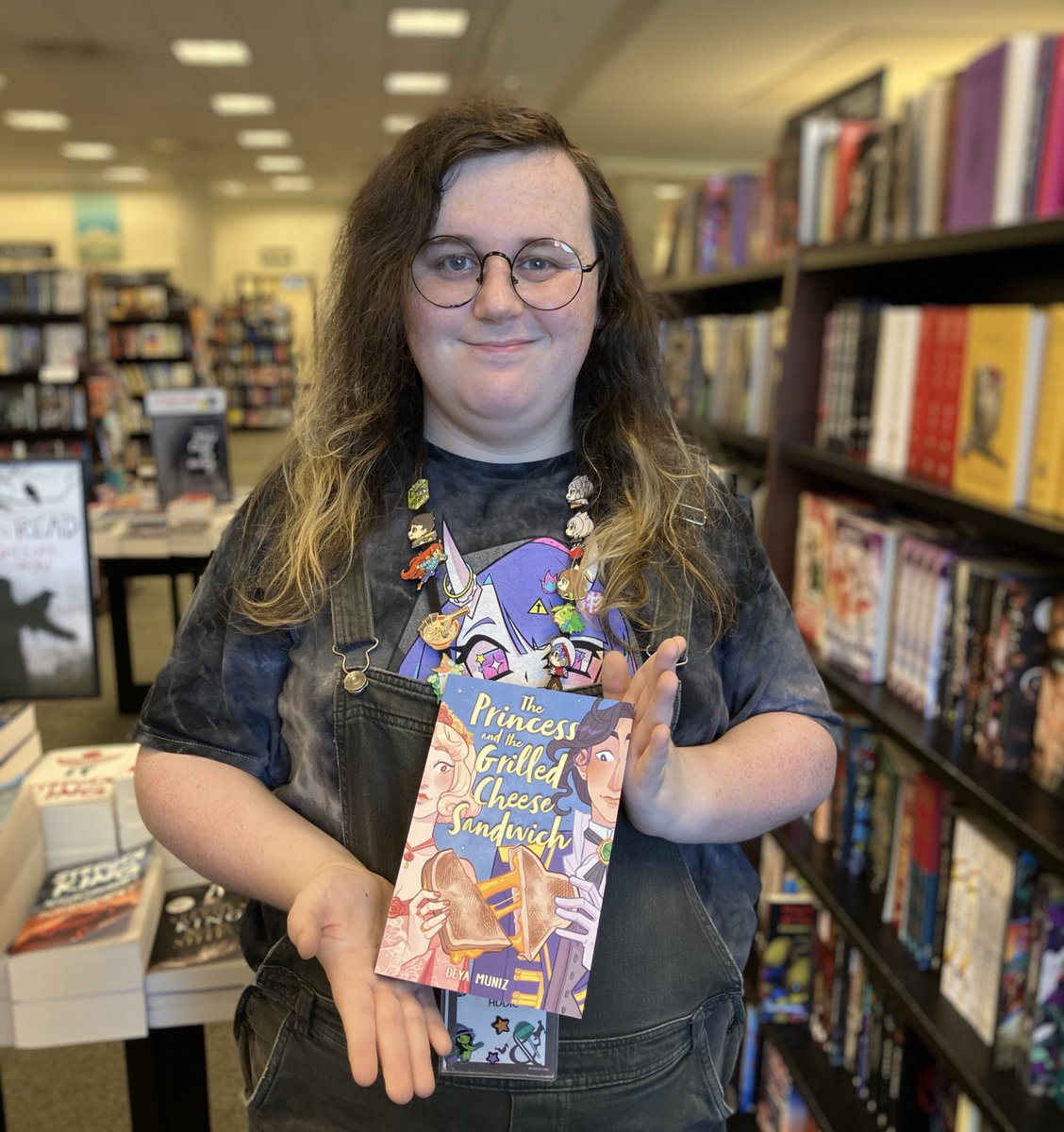 Bookseller Addie has this to say about her current book rec, The Princess and the Grilled Cheese Sandwich: “A wonderfully romantic, funny, and cheesy story for all of us rambling sapphics.” #graphicnovel #sapphicbooks #sapphicgraphicnovel #barnesandnoble #bn232