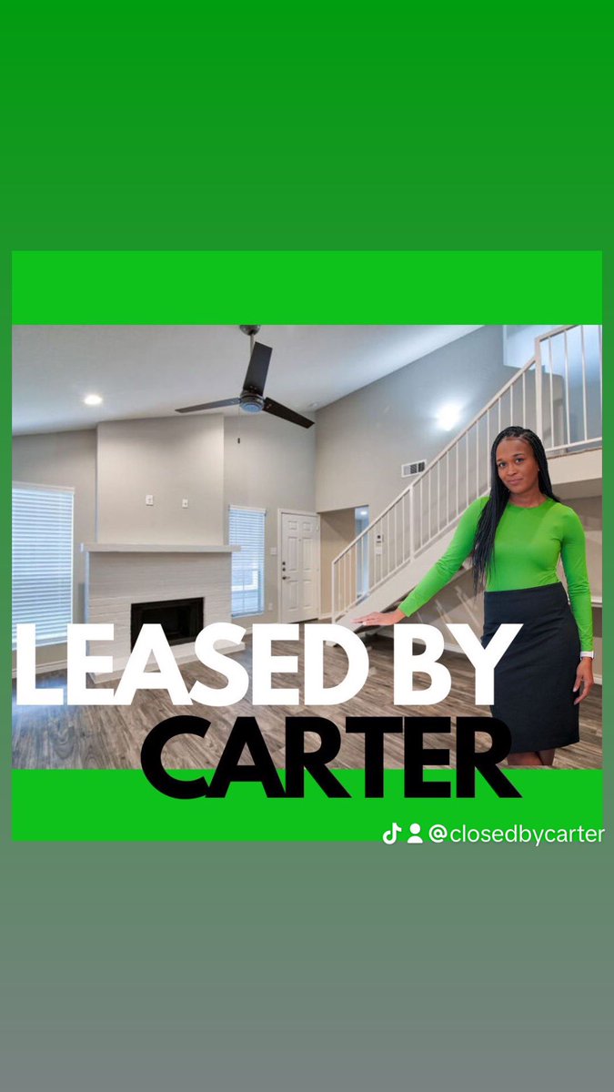 HomewithCarter's tweet photo. Yay!! I located my client a unit perfect for them. 2/2 Under $1,300, with a $99 move in special. Need help locating your perfect unit??
💚 Contact Closed by Carter for all of your apartment and home rental needs.
#realestate #houston #houstonrealestate #Houstonrealtor https://t.co/XzMbqj7rVG