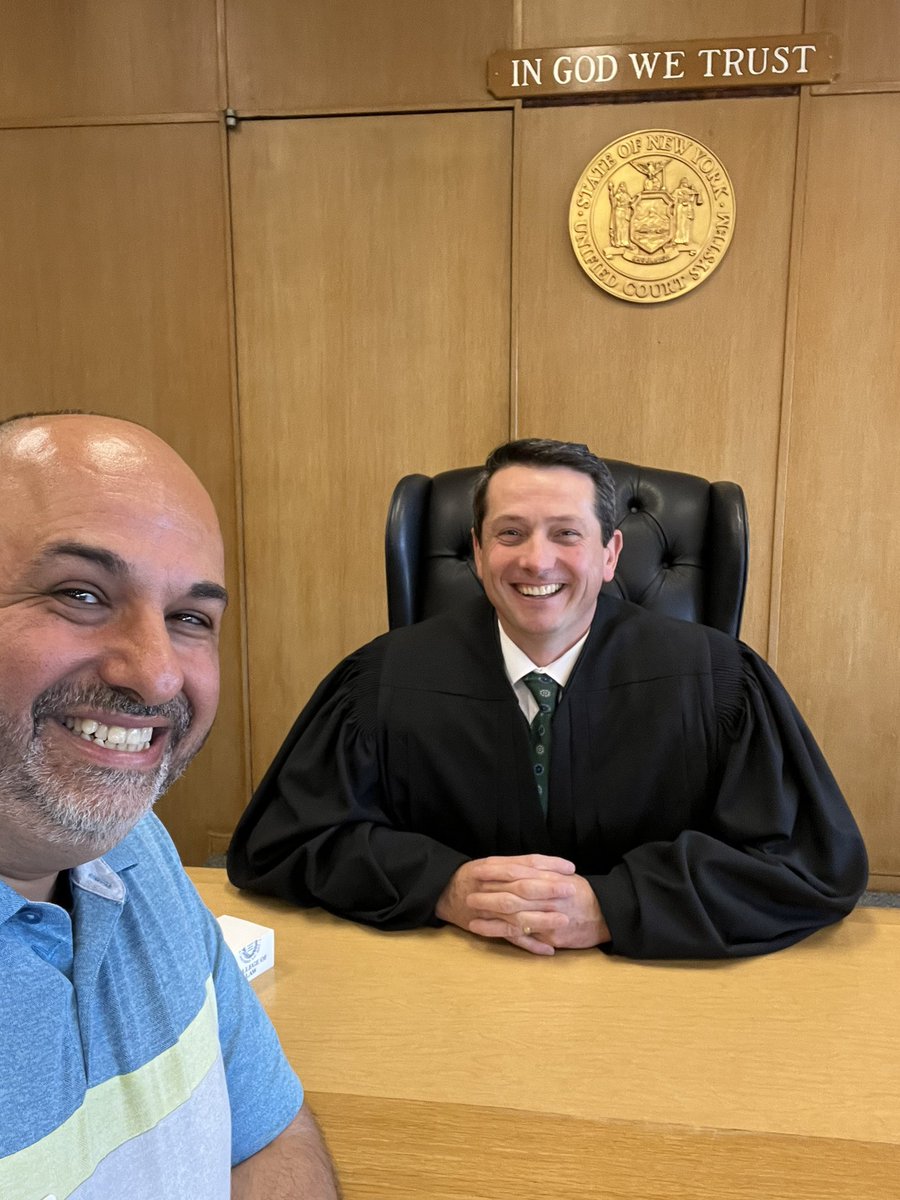 I couldn’t be happier for Judge  Kuehner! I first saw him on the Lacrosse field at Le Moyne in fall of 1993. 30 years later, he is a NY Supreme Court Judge. He & Jill are some of my favorite people. They both live their values everyday.💛⚖️ #EmpathicLeadership #JesuitEducated