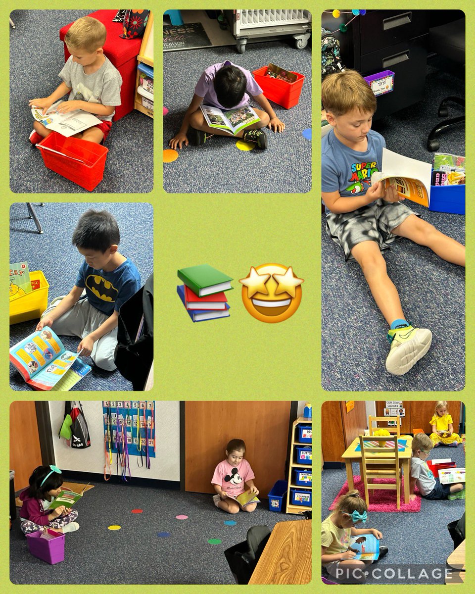 MsHKinderCrew's tweet photo. Today we practiced our independent reading and how to care for our books ❤️📚 #workinprogress #littlelearners #buildingstamina @LindseyElem https://t.co/kJRKqWqD5a