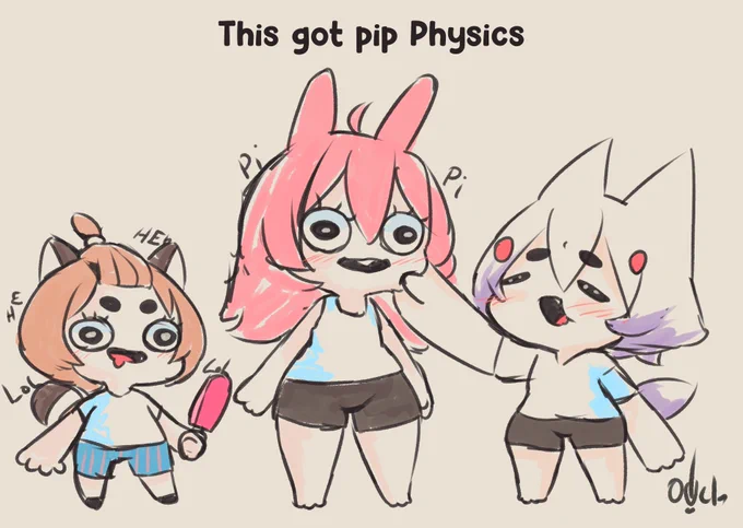 #お酒絵 #Artcoholic #MMOARTPG #paintko #rkgk Pip physics part 1.  This Pippa got pip physics, I've seen Pips in my day I've seen pips in my year 