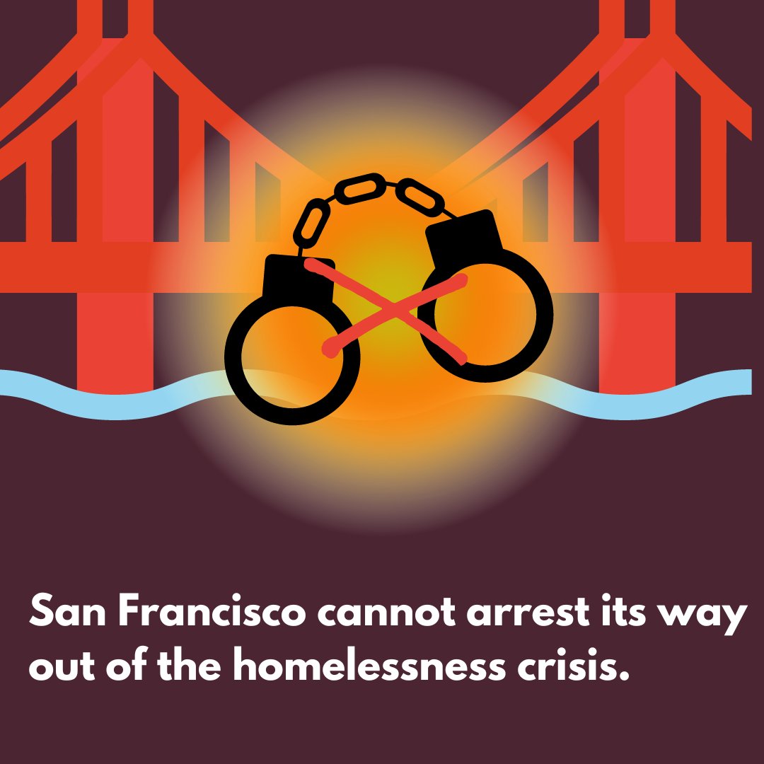 lccrsf's tweet photo. Sweeps and criminalization don’t work.  Time to shift gears. No more failed strategies. @LondonBreed #HousekeysNotHandcuffs #AffordableHousing https://t.co/ytdxhKOb43