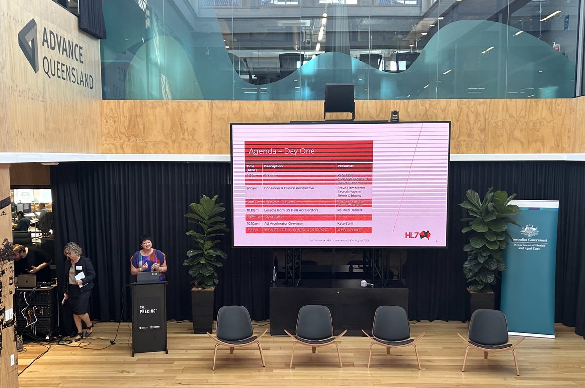 mjandison's tweet photo. Kicking off day one of HL7 Australia FHIR Connectathon in Brisbane 🫶 
@HL7Australia @CSIRO #AUFHIRAccelerator #DataSavesLives #BetterTogether https://t.co/gN3x1z5L8n