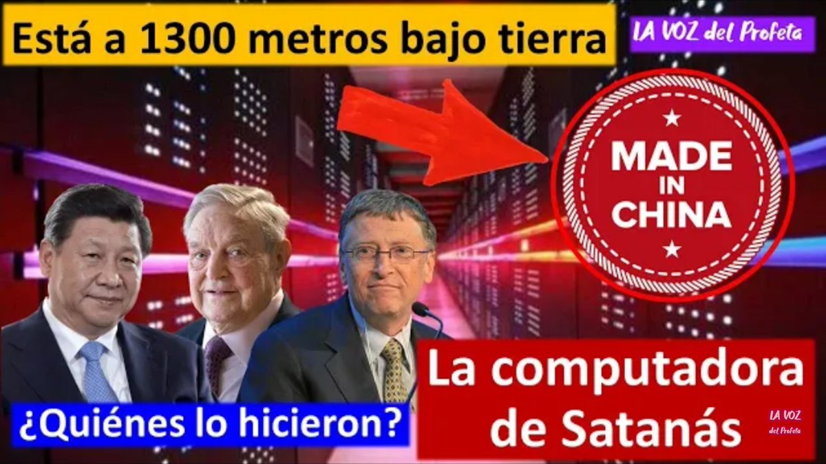 janayaish's tweet image. LA #MACROCOMPUTADORA CHINA, A 1300M BAJO TIERRA Y UBICADA EN EL #TEMPLOSATÁNICO MAS GRANDE DEL MUNDO TIENE TODAS LAS MARCAS Y COMPONENTES DE LA #BESTIA 😈 #6️⃣6️⃣6️⃣

-Memoria Ram 666
-CPU 666
-Mide 666m.
-Pesa 666.000 kl.