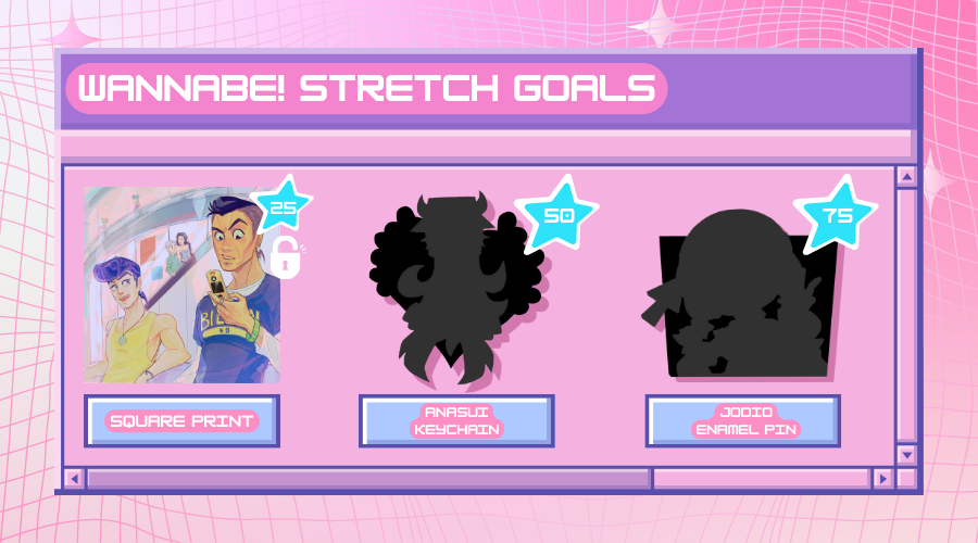 wannabe_zine's tweet photo. Our first stretch goal has been unlocked! This DIU print by @kyaptainkiddo will now be included in the Get Your Print On, Flatz, Lucky, and Millennium tiers!

Anasui waits at the second stretch goal~

https://t.co/vVrCOJaIY4 https://t.co/L8WFbtkomV