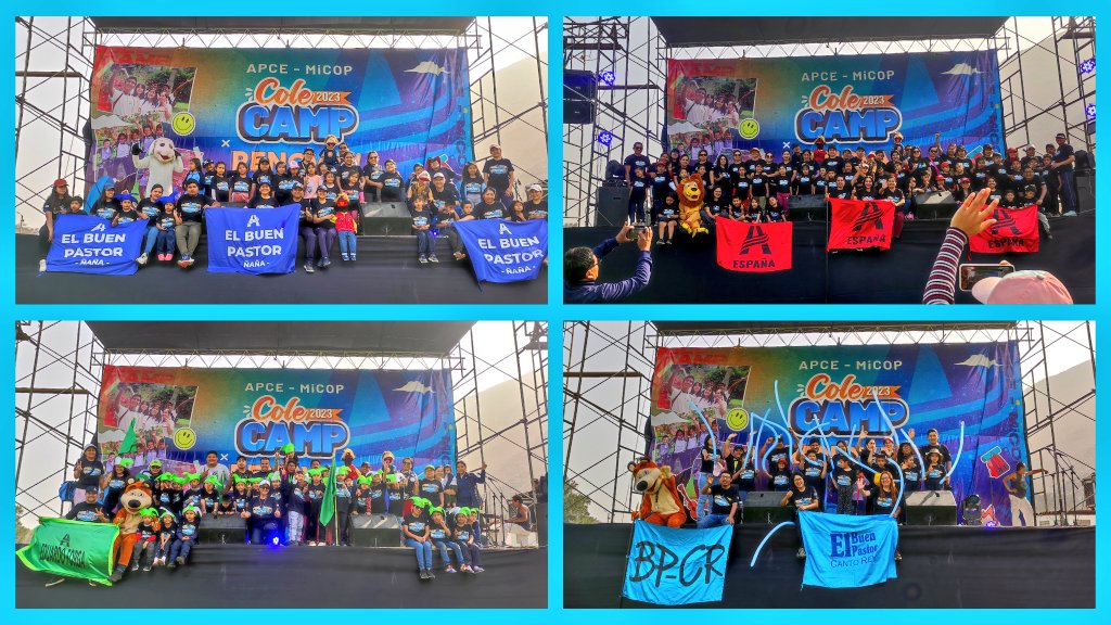🔰 Clausura del #ColeCamp2023 del nivel Inicial a 2do grado de primaria 🙌🏻 

✨ Nuestros papitos y pequeños de la #APCE y la #MiCOP  vivieron momentos memorables y experiencias increíbles que quedarán en sus corazones🩵. 
🤗 ¡Todos hemos sido #Renova✌🏻 por Dios!✨