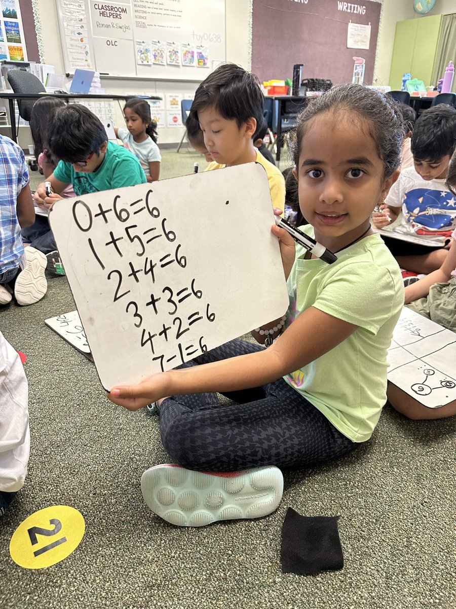 Number Talks!! 🔢 We’ve been working on representing numbers in multiple ways- tallies, number bonds, ten frames, and more! <a href="/McSpeddenES/">McSpeddenES</a>