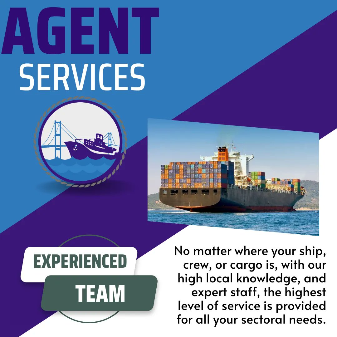 istanbul34comtr's tweet photo. 🛳️ AGENT SERVICES
👉 No matter where your ship, crew, or cargo is, with our high local knowledge, and expert staff, the highest level of service is provided for all your sectoral needs
⚓ https://t.co/qeFzkaG8PK

#agentservices
#ourservices
#shipservices
#agentservice
#istanbul34 https://t.co/1MyJAaQwwd