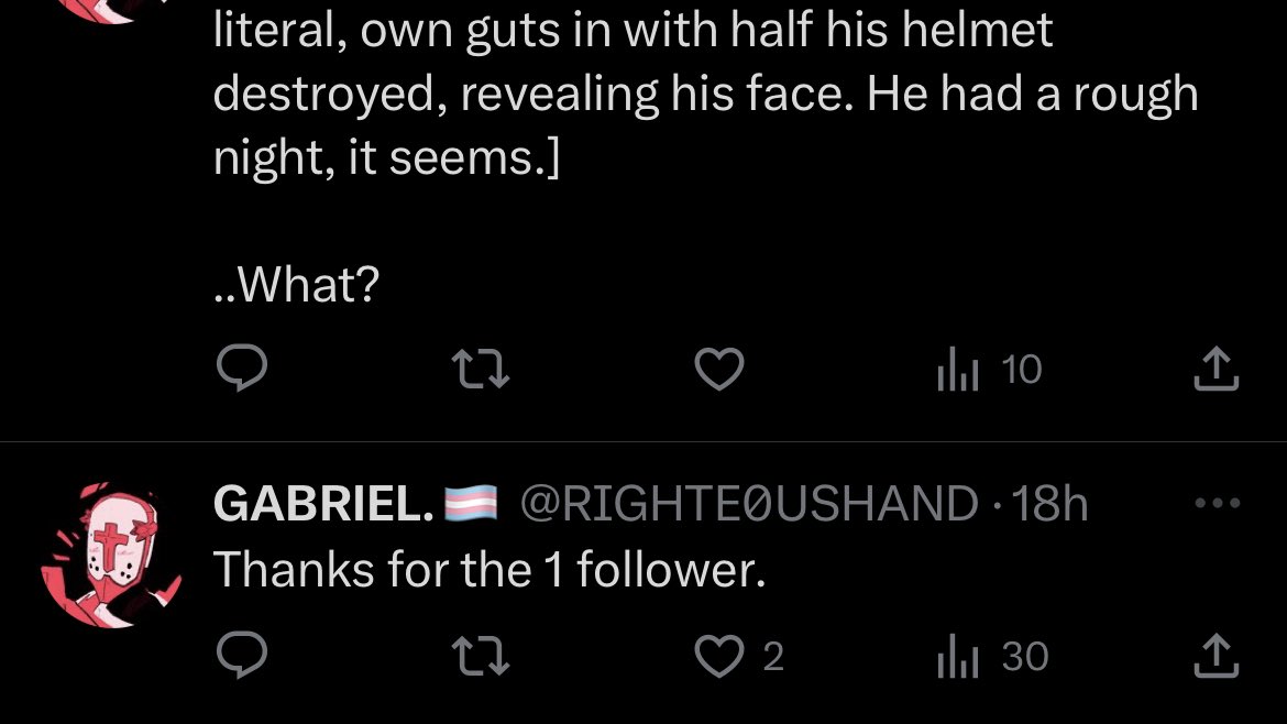 // that's what you get you stupid whore