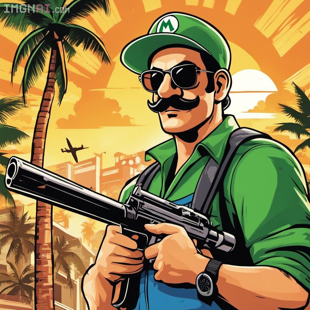 buffoonai's tweet photo. GTA 6 - Grand Theft Mario. The crossover that will never happen. Super Mario and friends in GTA.
(Mario, Luigi, Princess Peach & Bowser)
#buffoonai #art #drawing #illustration #artist #artwork #digitaldrawing #digitalillustration #aiart #aiartwork #midjourney #midjourneyart #midjourneyai #imgnai #GTA6 #GTA6LEAKS
Generated with @imgn_ai