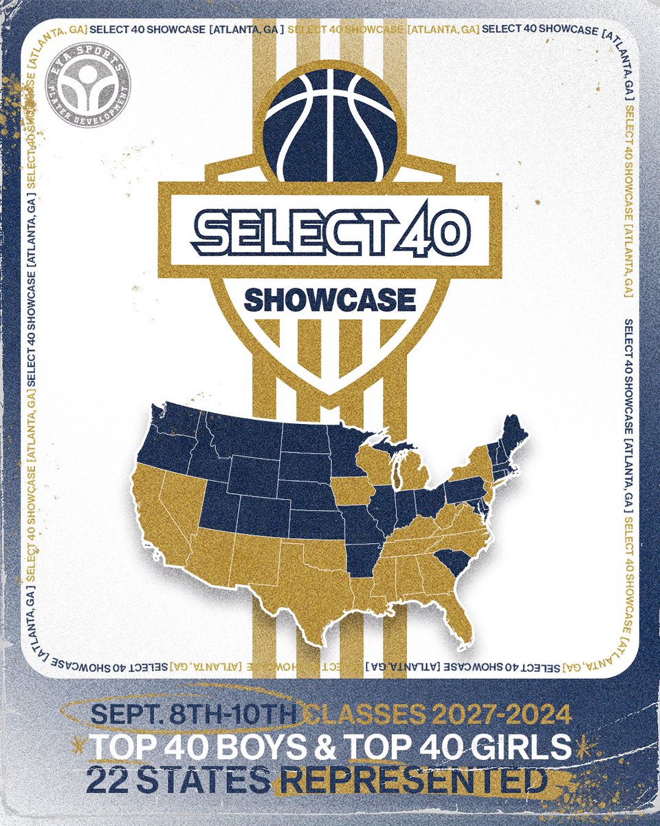 We are close to closing our 2023 National High School Select 40 Showcase. States filled Gold shows where players are from! Looking to be selected? Send your information here form.jotform.com/232023994536055 *Selected players who haven’t registered, you don’t want to miss it!