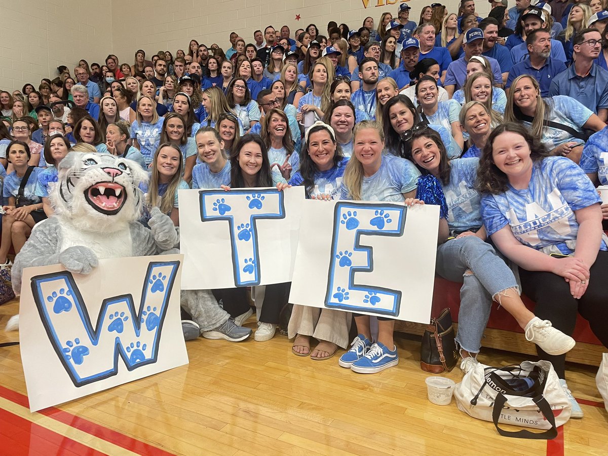 Wildcats represented today at the district kick-off!  Gonna be a great year!! #teamwte <a href="/WestChesterASD/">West Chester Area SD</a>