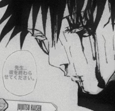 SUGURVS's tweet photo. JJK CHAPTER 233 😚 kaekae to the rescue 
“Black flash reaches megumi : he rises to the surface and says  -> “Sensei..please finish him off”
#JJK233 https://t.co/mJ19L0o0Q7