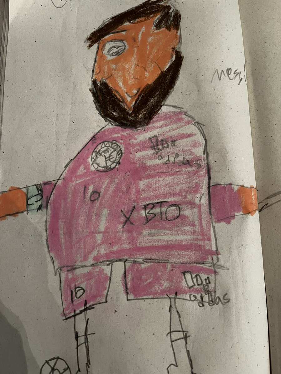 skkanthb's tweet photo. @TeamMessi  my 5 yr old son is used to watching Messi afar on TV. He is excited Messi is in Florida now. He is hoping to bump into him soon. https://t.co/jVRqPjsu8k