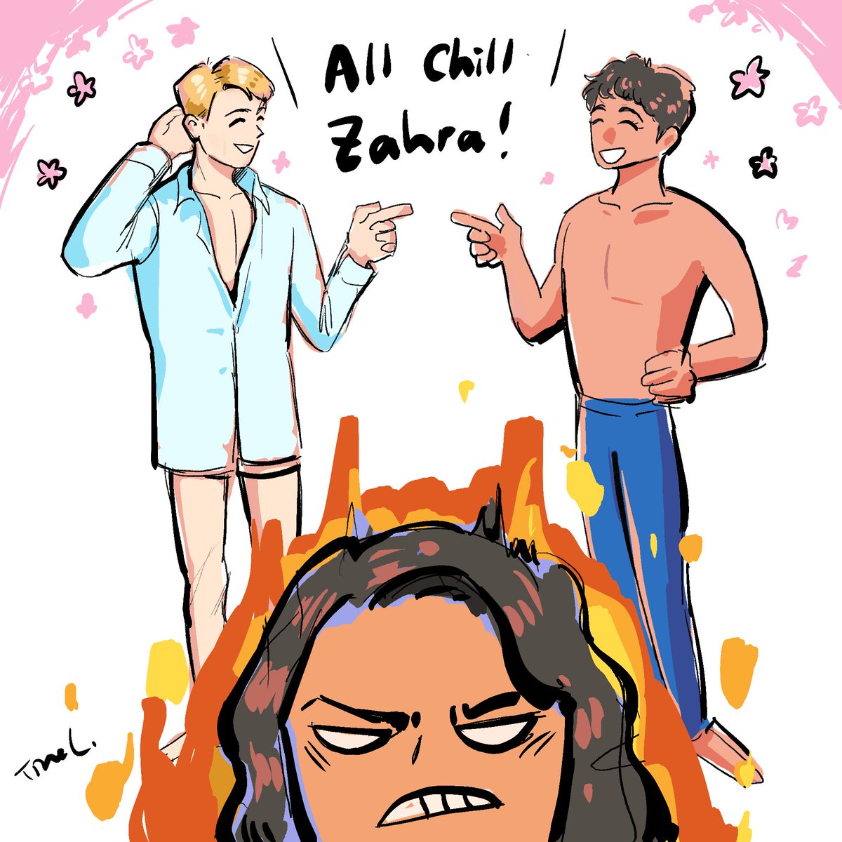 Really love this scene 😂
#RWRBMOVIE <a href="/RWRBonPrime/">Red, White & Royal Blue on Prime</a>