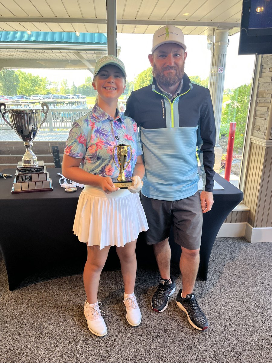 Another day another tournament. Congrats Chloe on another win on the Simcoe County Junior Tour.