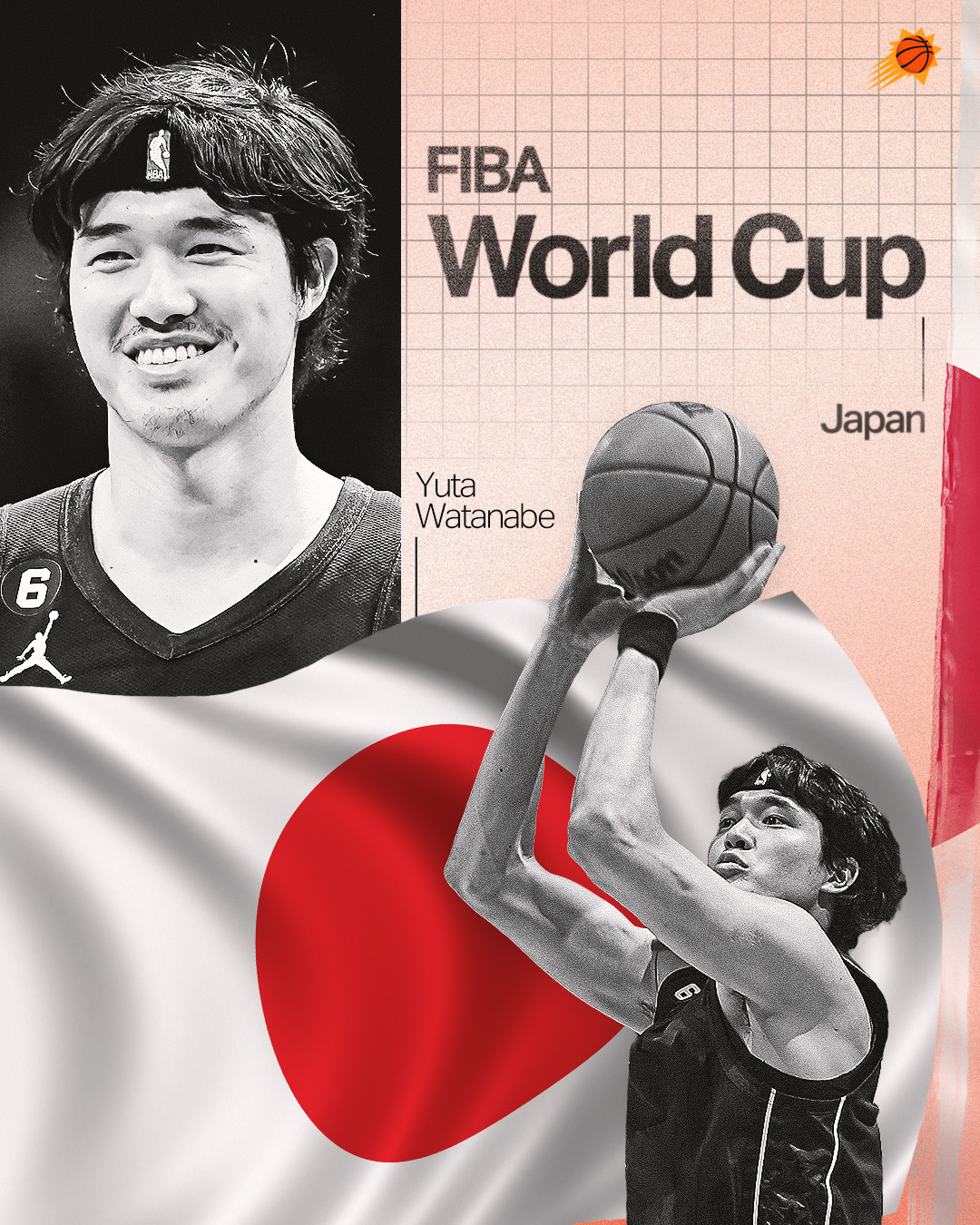 Phoenix Suns on Instagram: Yuta in Japan's final 2023 @fibawc game 🇯🇵 24  PTS (3-5 3PT) 7 REBS 1 BLK 📸 @FIBA