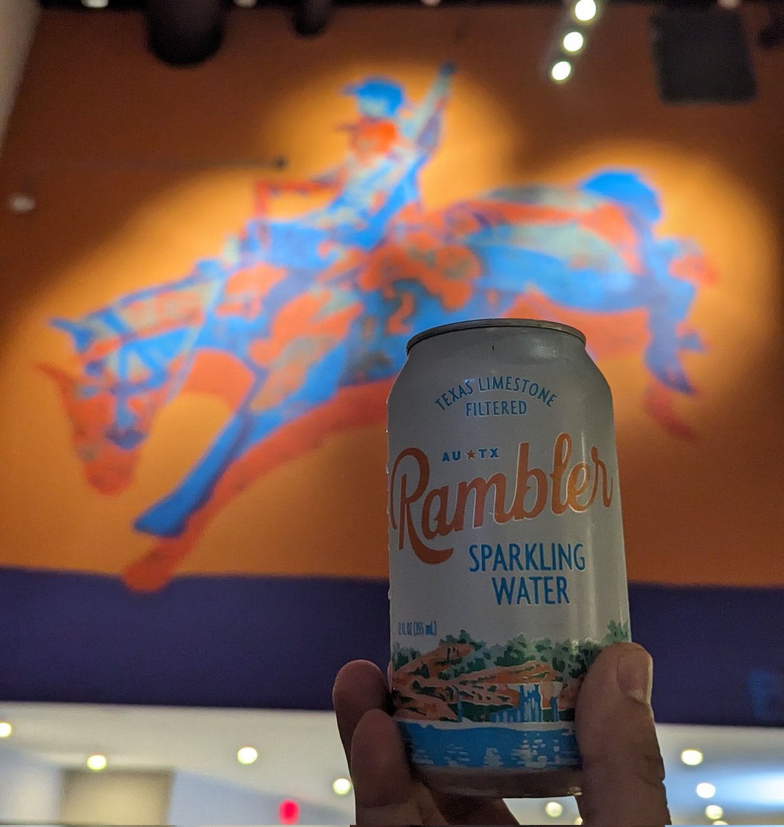 a_d_schwartz's tweet photo. Taking my wife to see Beck at the Moody Center. Starting off the night right with pizza and a Rambler

@rambleraustin https://t.co/DNVofCbjSi