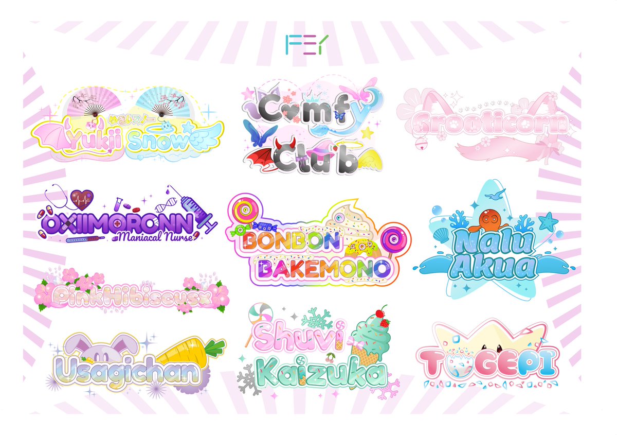Fey_Designerr's tweet photo. HELLOO.....We are OPEN again😆 

Grab your chance to win LOGO GIVEAWAY ❣️

To join: 
1. Follow 
2. RT  

Ends on August 29 🥰 

#LogoCommission #Vtuber #ENVtuber #VTuberUprising #VTuberEN #TwitchStreamers #twitch https://t.co/bsMx2Vu8AF