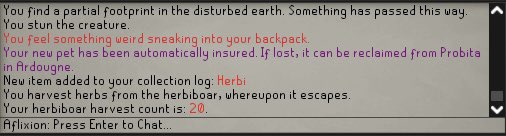 Hallowed_RS's tweet photo. Spooooned Herbiboar!
Clannie Aflixion discovered the meaning of EZ-scape with a quick 20 harvest Herbiboar pet! Gzz you spooon!
#spoonlife #osrs https://t.co/s8YlrPVqrG