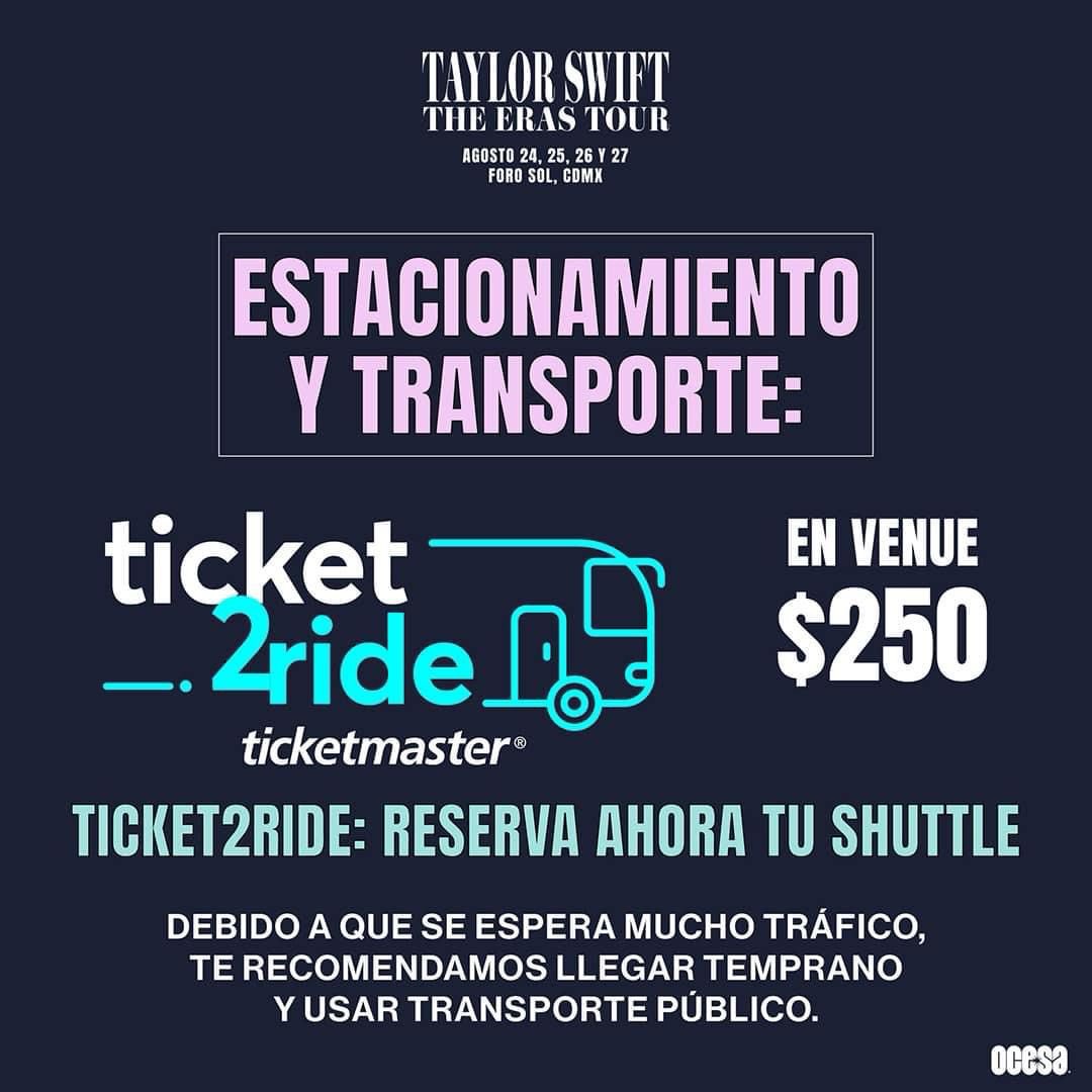 Mapa de Accesos, Movilidad, Ticket2Ride, Rutas, Merch Oficial, Estacionamiento y Transporte, para Taylor Swift @ Foro Sol, CDMX. 🇲🇽

#TSTheErasTour 
#1989TV  #LATSTheErasTour #1989taylorsversion        #taylorswift   #1989TV #MexicoTStheErasTour #TaylorSwiftConcert