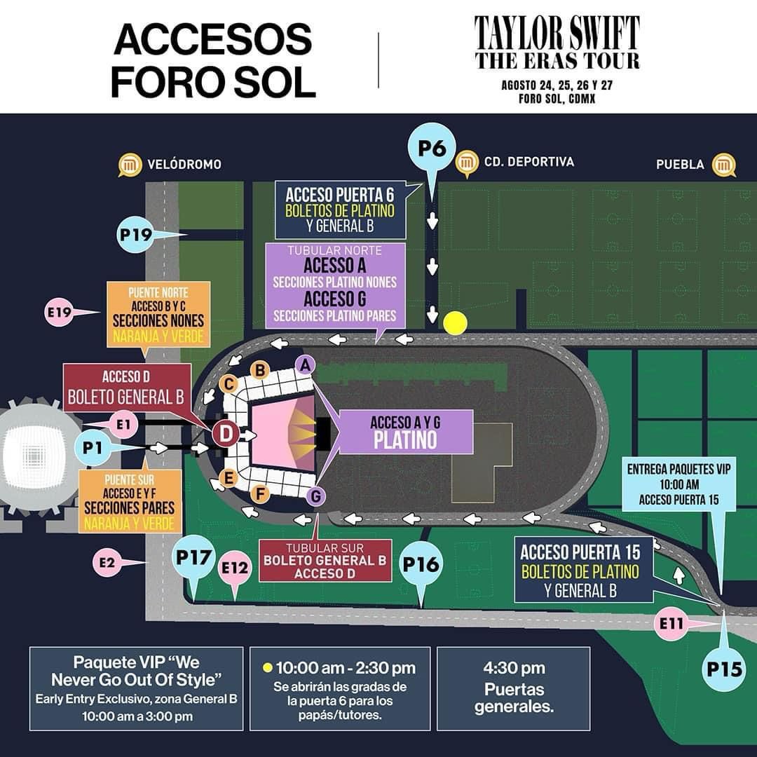 ailoviutl's tweet image. Mapa de Accesos, Movilidad, Ticket2Ride, Rutas, Merch Oficial, Estacionamiento y Transporte, para Taylor Swift @ Foro Sol, CDMX. 🇲🇽

#TSTheErasTour 
#1989TV  #LATSTheErasTour #1989taylorsversion        #taylorswift   #1989TV #MexicoTStheErasTour #TaylorSwiftConcert